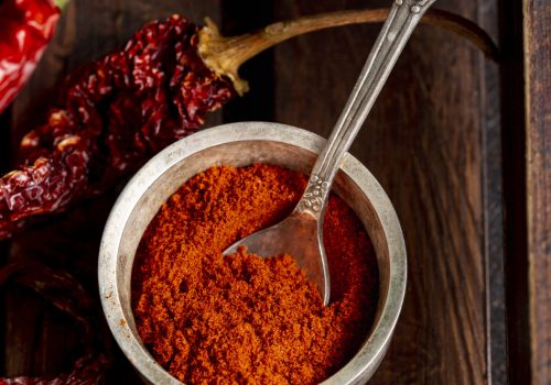 top-view-chili-powder-peppers