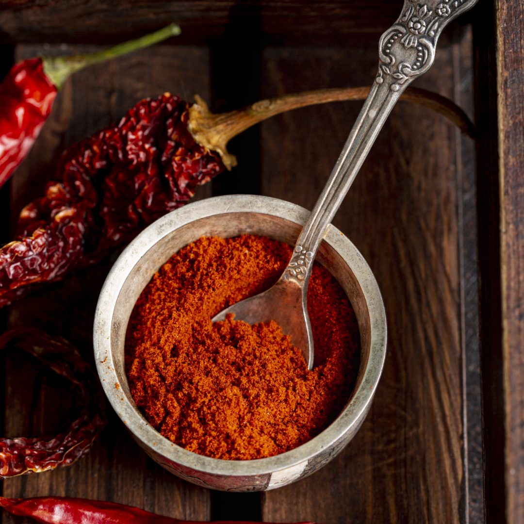 top-view-chili-powder-peppers